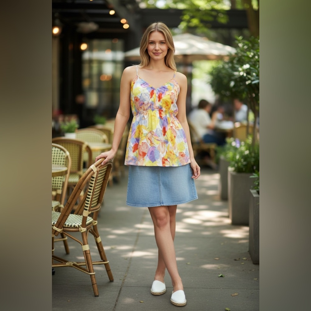 ☀️Summer Sale!☀️ Ingrid by Ingrid & Isabel Floral Maternity Tank